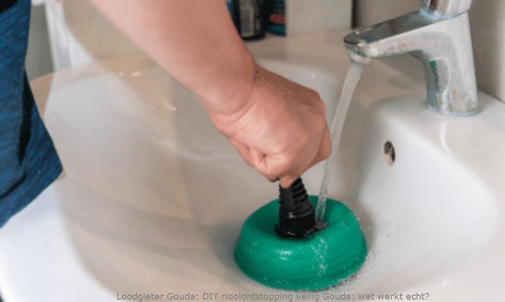 Diy Rioolontstopping Veilig Gouda